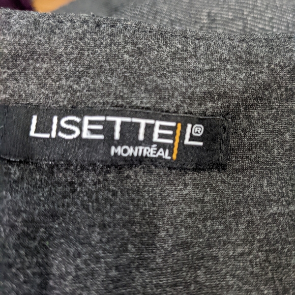 Lisette Montreal Gray Skinny Pants  size Large - Picture 5 of 5